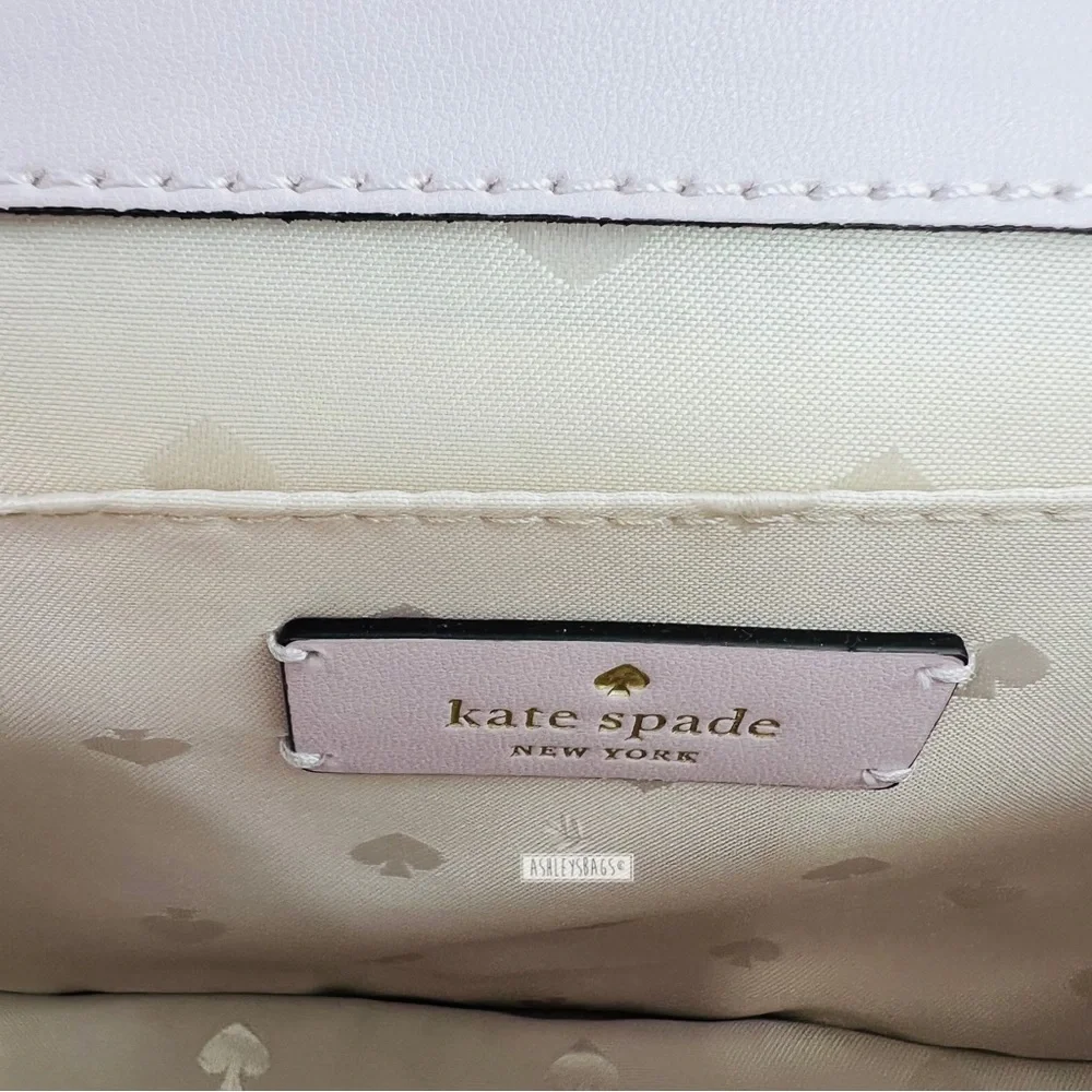 Kate Spade Remi Flap Chain Crossbody Shoulder Bag In Lilac Moon - Picture 11 of 13